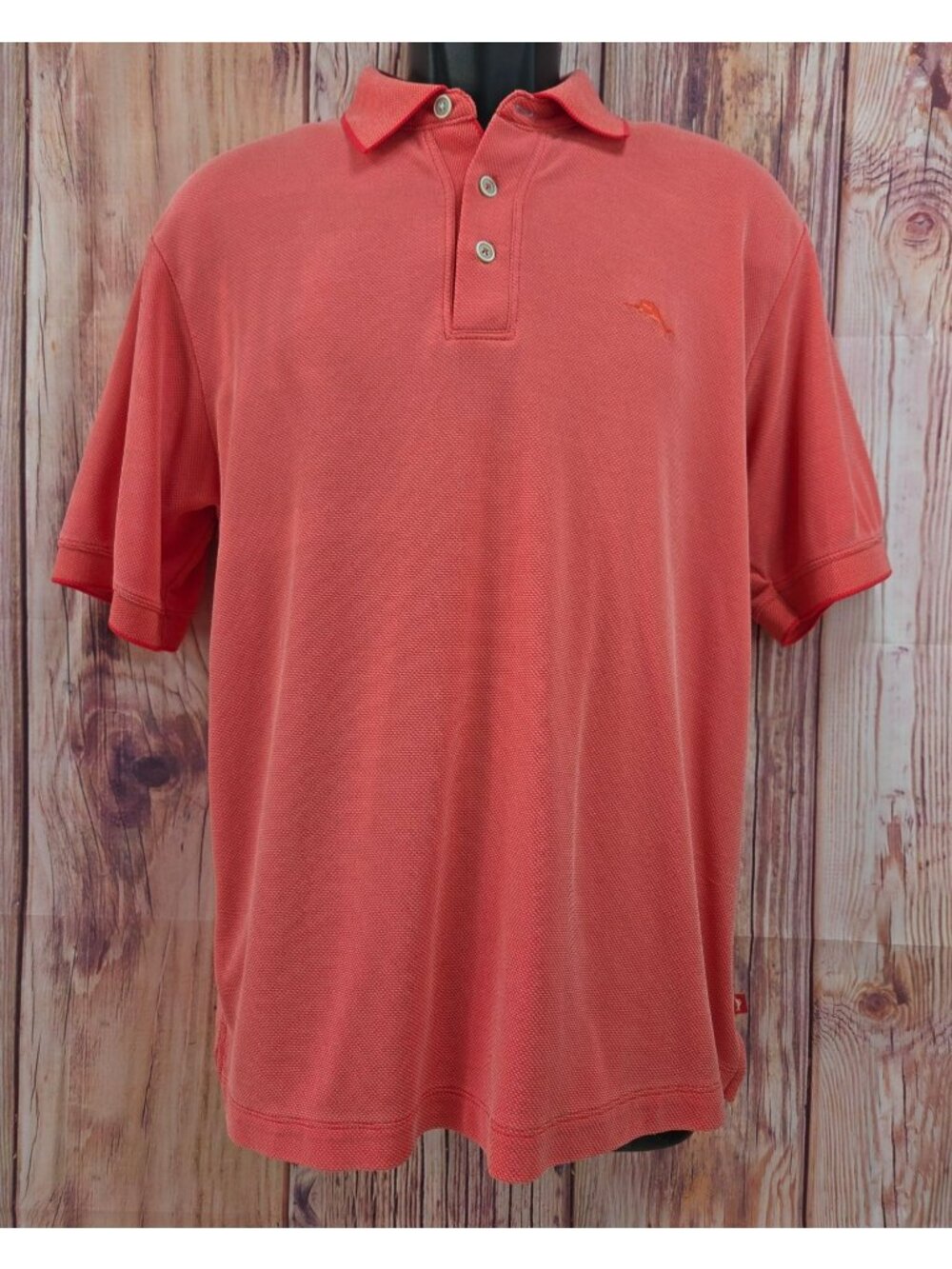 Tommy Bahama Mens Coral Short Sleeve Polo Size Medium
